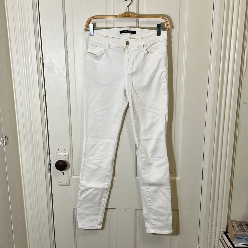 J Brand Skinny Leg Blanc Jeans